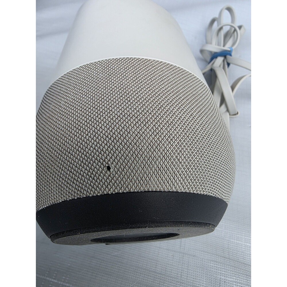 Google Home Smart Assistant SPEAKER VOICE Google ASSIST White Slate - Picture 6 of 8
